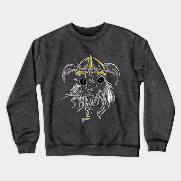 VIKINGO CAT Crewneck Sweatshirt by CATUNIVERSE